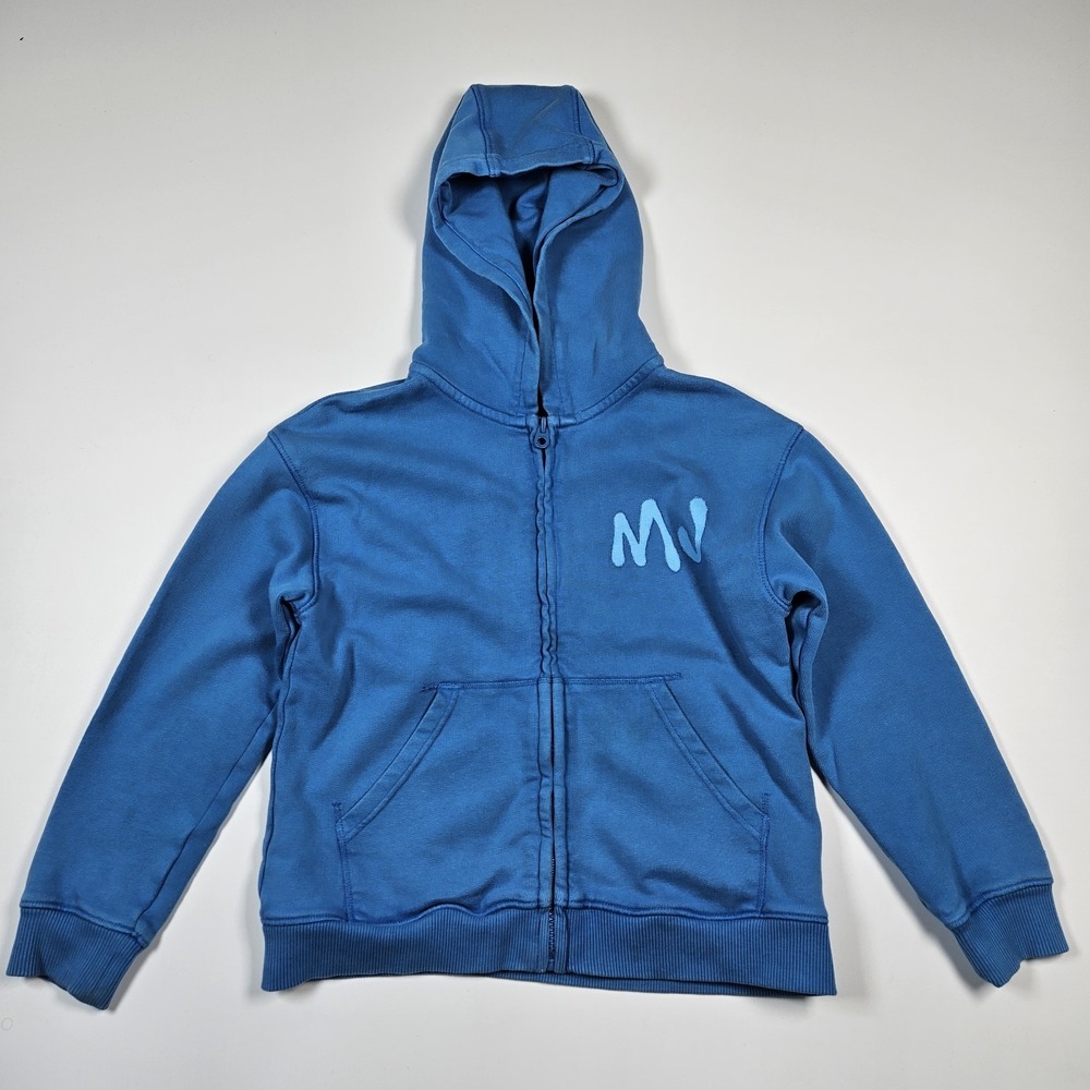 Marc Jacobs MJ Kids Logo 8 Full Zip 126 Hoodie Hooded Sweatshirt Blueโ Logo
